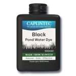 CaplinTec Pond Water Dye | Eco-Friendly Pond Colour Enhancer | Algae Control & Weed Prevention | Safe for Fish & Plants | 3000 Litres Coverage (Black)