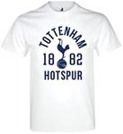 Tottenham Hotspur FC Since 1882 Authentic EPL White T-Shirt - UK Imported (Large (42/44"))