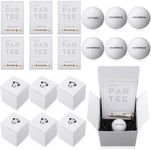 WinnerWhy 6 Sets Golf Groomsman Proposal Gift Box Golf Ball Bamboo Golf Tees with Invitation Cards Golf Accessories for Wedding Groomsman Best Men Golf Gift DIY Golf Gifts