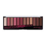 Rimmel London Magnif'eyes Matte Finish Eye Contouring Palette (Crimson, 14 g)