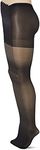 Hanes Women's Alive Control Top Pantyhose P6 Multipack, Jet 6-Pack, D (Pack of 6)