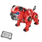 Relizaa Robot Dog for Kids, Remote Control Robot Rechargeable Programing Stunt Robo Dog with Sing, Dance, Touch Function, Robotic Dog Toy for Boys Ages 5+ Birthday Gifts, Red(Stunt Dog Pet Red)