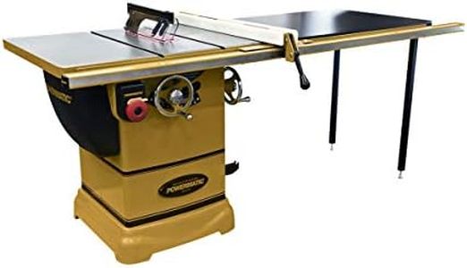 Powermatic 10-Inch Table Saw, 52-Inch Rip, 1-3/4 HP, 115/230V 1Ph (Model PM1000)