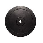 FratiiSingh's Rubber Plates for Gym & Home Exercise For Unisex (Packed In Pair) Choose Any of 2kg, 2.5Kg, 3kg, 4kg, 5kg, 7.5kg, 10kg Rubber Plates for Weight Lifting (Black) (7.5)