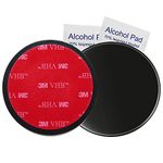 Randconcept - 95mm Adhesive Dashboard Pad Mounting Disk w/3M VHB Adhesive for Suction Cup Phone Mount & for Garmin GPS Suction Mount | 3.74" Wide Diameter 2 Pcs