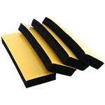 FreeTec Garage Car Door Bumper Guards 4 PACK High Density Door Bumper & Edge Protector 12x3.9x1 Inch - Prevent Damage to Door & Garage Walls