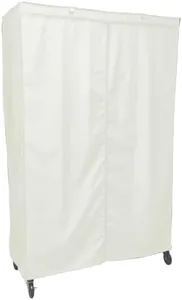 Formosa Covers Storage Shelving Unit Cover, fits Racks 48" Wx18 Dx72 H (Cover only Off White Color)