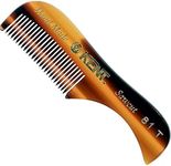 Kent The Hand Made Comb for Beard and Moustache, Sawcut 81T, 1.0 Ounce