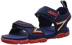 Sparx Boy's N. Blue Red Outdoor Sandals-12 Kids UK (30.5 EU) (SS0473C_NBRD0012)