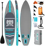 FunWater Stand Up Paddle Board Ultra-Light Inflatable Paddleboard with SUP Accessories for Adults & Youth of All Skill Levels