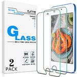 KATIN iPod Touch Screen Protector - [2-Pack] for Apple iPod Touch 6G (6th Generation) / 5G (5th Generation) Tempered Glass [No-Bubble] 9H Hardness with Lifetime Replacement Warranty