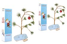 PRODUCT WORKS 24-Inch Charlie Brown Christmas Tree with Linus's Blanket, 2-Pack (49350)