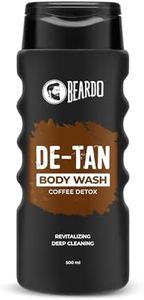 Beardo De-Tan Body Wash for Men, 500ml | Tan Removal and Caffeine Body Wash | Detan With Coffee & Aloe Extracts | For Body & Face | Refreshing Fragrance | Bodywash for Men