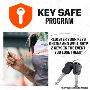 Kryptonite Keeper Bike U-Lock with 4ft Steel Cable – Heavy Duty Anti-Theft