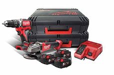 Milwaukee 4933459041 – m18blpd-0 + m18cag125 X -0 + 3 x m18b5