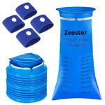 ZEESTER 1000ml Vomit Bags | 20 Sick Bags + 4 Travel Sickness Bands | Ultimate Cruise Essentials with High Density Emesis Bags and Anti Sickness Wristbands | Leakproof and Portable Barf Bags