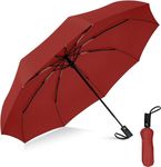 Rylan Umbrella Automatic Open Travel Umbrella with Wind Vent,Umbrella big size for men, Umbrella for girls, Umbrellas for rain,Windproof Umberalla Large for Man,Women(Red)