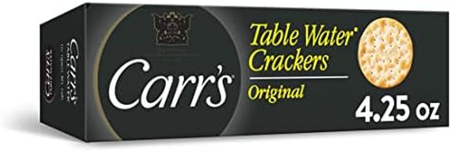 Carr's Table Water Crackers, Baked Snack Crackers, Party Snacks, Original (6 Boxes)