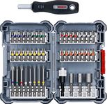 Bosch Professional, Screwdriver Bit Set, 44 Pc Bits With 1 Pc Holder