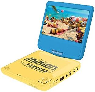 Lexibook - DVDP6DES - Despicable Me Portable DVD Player, 17.7 x 16 x 4.07 cm