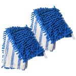 2 Pieces Mop Heads Replacements for Vileda PromMist MAX Microfibre Spray Mop,Microfiber Mop Pads Compatible with O-Cedar Dual-Action Flip Mop for for Floor & Wall Cleaning.