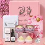 21st Birthday Gifts for Her, Pamper Birthday Gifts Sets Hamper for Her, Friend, Sister, Girlfriend, Women, Self Care Relaxation Spa, Relax Bath Gift Birthday Presents for Her