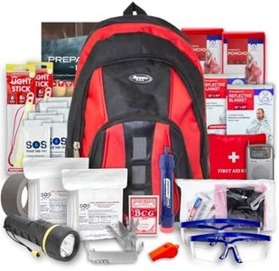 Emergency Zone Essentials 72-Hour Survival Kit - 2 Person | Bug Out Bag Backpack with Water Filter Straw and Emergency Supplies | The Optimal Disaster and Earthquake Emergency Kit