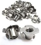 Stainless T-Nuts, 1/4"-20 Inch, (25