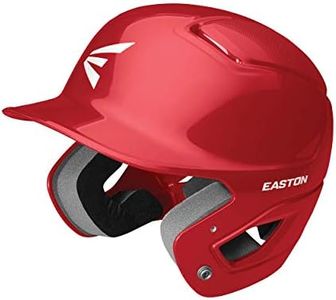 Easton ALPHA Batting Helmet | Baseball Softball | Medium/Large | Red | 2020 | Dual-Density Impact Absorption Foam | High Impact Resistant ABS Shell | Moisture Wicking BioDRI Liner | Removable E
