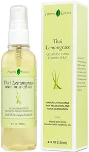 Thai Lemongrass Linen and Room Spray, Natural Air Freshener Made with Pure Lemongrass Essential Oil, Toilet Air Freshener or Calming Pillow Spray