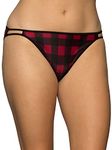 Vanity Fair Women's Illumination Bikini Panty 18108, Cozy Check Print, 5