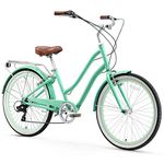 sixthreezero EVRYjourney Women's Beach Cruiser Bike, Step-Through Touring Hybrid Bicycle