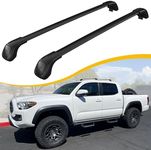 EZREXPM 220LBS Lockable Roof Rack Cross Bars Fit for Toyota Tacoma 2005-2023 Double Cab (Without Roof Rails) Aluminum Cargo Bars Carrier Crossbars Rooftop Accessories