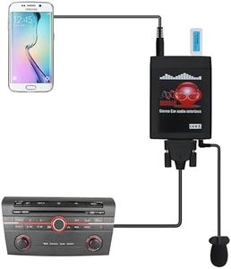 Bluetooth Car Kit, Car Stereo USB AUX 3.5mm Wireless Hands-Free Bluetooth Adapter for Mazda RX8 3 5 6 CX7 MPV MX-5 Tribute