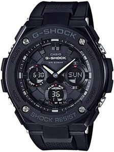 G-SHOCK GSTS100G-1B Mens Black Analog/Digital Watch with Black Band