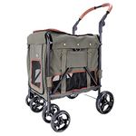 IBIYAYA Heavy-Duty pet Stroller Transportation Product for one Medium or Large Dog/cat or Multiple Smaller Pets up to 55 lbs (pounds) Weight
