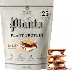 Ambrosia Plant Based Protein Powder 20g | Clean Vegan Pea Protein Powder | Dairy Free, Keto Friendly, No Added Sugar | 25 Servings | Campfire Smores