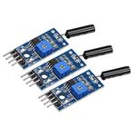 uxcell High Sensitive Vibration Switch Sensor Module SW-18010P Normally Open Alarm Sensor Module for Arduino 3pcs