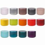 BINQER 14 Pieces Colorful Mini Tea Cans, Portable Empty Tin Cans, Suitable for Storing Coffee, Spice Tins and Tea Leaves