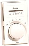 ROBERTSHAW 801 Line Voltage Thermostat with Single-Pole Single-Throw Heat Only by Robertshaw