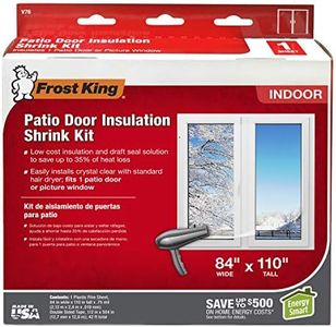 Frost King V76H Shrink Window Kit 84-Inch by 110-Inch, Clear