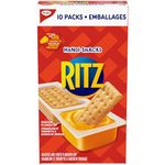 RITZ, Handi Snacks, Crackers and Dip Made With Real Cheese, 27 g (Pack of 10)