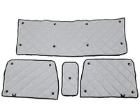 Insulated Blackout Window Covers by ZenEclipse® (1341 Series) Fits Peterbilt 388/389/386 All Years & 2005-2007 Peterbilt 379 Solid Door Windows(Includes Passenger Door Blind Spot Window Cover)