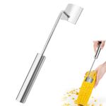 Corn Peeler Corn Planer, Stainless Steel Corn Stripper Tool, Cob Corn Kernel Remover Tool Corn Scraper with Ergonomic Handle for Home Kitchen (1pc)