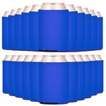 TahoeBay 25 Neoprene Can Sleeves for Standard 12 Ounce Cans Blank Beer Coolers (Royal Blue, 25)