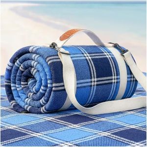 RYCHIC Waterproof Beach Blanket Picnic Outdoor Camp Mat Towel Family Beach Trip Essentials Summer Vacation Must Have Travel Accessories Lake Day Necessities Stuff Need Gear Gift Supplies Item Gadget