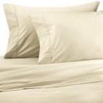 Elegant Comfort Wrinkle & Fade Resistant Premium Hotel Quality Microfiber 4-Piece Sheet Set Ultra Soft Set includes Flat Sheet, Fitted Sheet and 2 Pillowcases, King, Cream