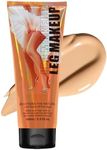 Leg Concealer Body Makeup Foundation – Full Coverage Cream for Veins, Scars, Blemishes – Smooths Skin Tone Waterproof & Long-Lasting Leg Makeup – 100ml (MEDIUM)