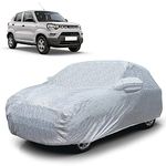 Autofy 100% Waterproof Car Cover SilverTech Fabric for Maruti S-Presso [Year 2019 Onwards] - Dust & UV Proof Car Cover with Soft Cotton Flock Layer Inside for Paint Protection