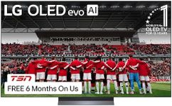 LG 65-Inch C5 OLED evo 4K Smart TV - α9 AI Processor 4K Gen 8, Alexa Built-in, Up to 144Hz Refresh Rate, HDMI 2.1, G-Sync, FreeSync, VRR, WebOS 25, Dolby Vision (OLED65C5PUA, 2025)
